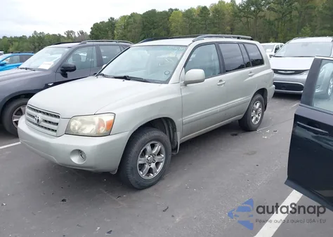 2006 Toyota Highlander V6 from USA, damaged, VIN JTEGP21A960103757
